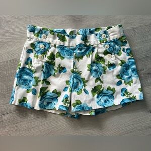 Janie and Jack Blue Floral Shorts